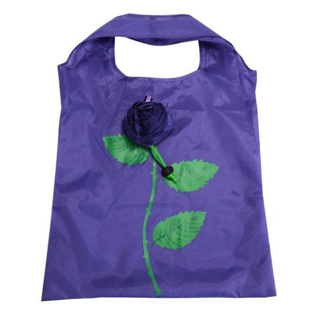 Storage Eco Reusable Travel Grocery Foldable Shopping Rose Flower Storage