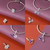 Copperpurple Flying Witch Hat & Magic Book Charms Beads Fits Original Bracelet Diy Halloween Charm For Women Gifts