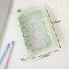 A7 Glitter Laser Star Zipper Binder Photo Card Collection Book Postcard Organizer Diary Notebook School Stationery