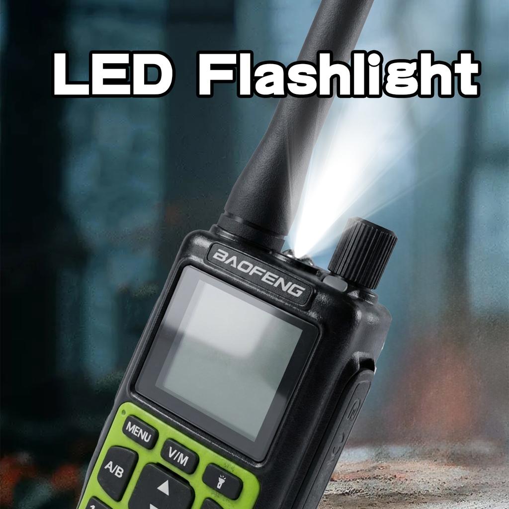 Mini Pocket Bao, Baofeng MINI-5 Walkie-Talkie UV Dual-Segment Full-Segment Bluetooth FM One-Button Frequency Go On Road Trip