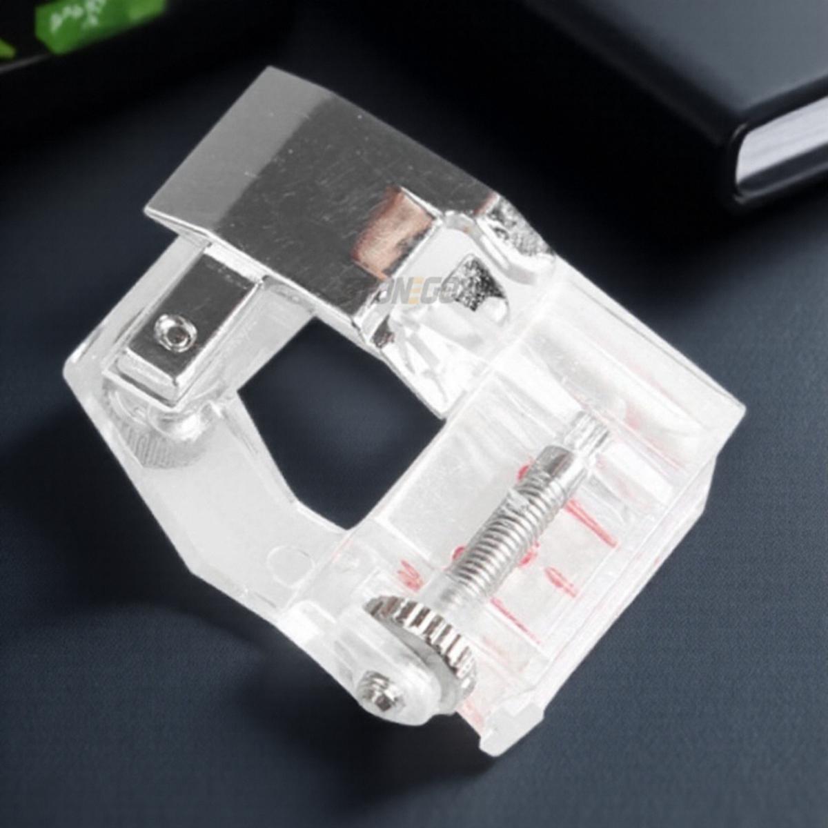 

Adjustable Sewing Machine Presser Foot Family Sewing Machine Binding Tool Strip Distance DIY Sewing Accessory срібний