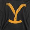 Yellowstone Mens Large Brand Hoodie