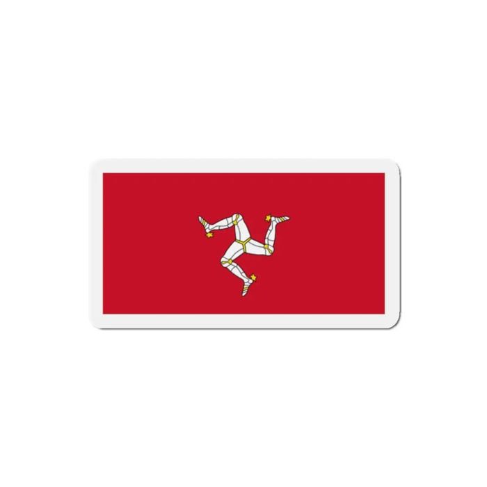 Aimant Drapeau Île De Man - Multicolore - 9 Cm - 50 Pièces - Résine Synthétique - Mixte