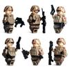 TBS59-64 Hračka s minifigúrkou pre psa Nepriestrelný stavebný blok Land Tiger Desert Alert