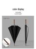 Extra Large Solid Wood Golf Umbrella with Automatic Long Handle—Customizable Logo