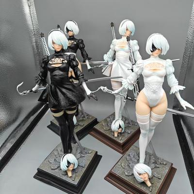 28cm NieR: Automata Yorha No. 2 TypeB 2B YoRHa Anime Girl PVC Action Figure Toy 4 Style Game Statue Adult Collection Model Dol