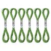 Uxcell 6 Skeins Embroidery Floss, Metallic Embroidery Thread Nylon Threads Bracelets String for Cross-Stitch Hand Embroidery