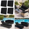 4 Stück Sofakissenbezug Elastisch Dekorativ Outdoor Stretch Sofa Sitzschoner Überwurf Milch