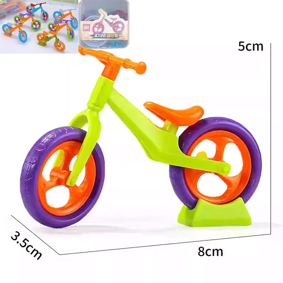 Auf Lager Dopamin Mini Finger Fahrrad Montage Fahrrad Modell Spielzeug Gadgets Geschenk Spielzeug Modell Mini Tragbares Fahrrad Spielzeug Geschenk