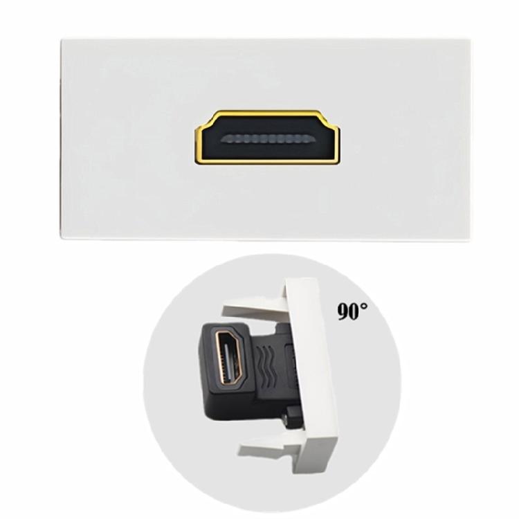 HDTV Female To Female Wall Outlet Pass Through HDTV Face Plate Socket Transmission Display Equipment Accessories