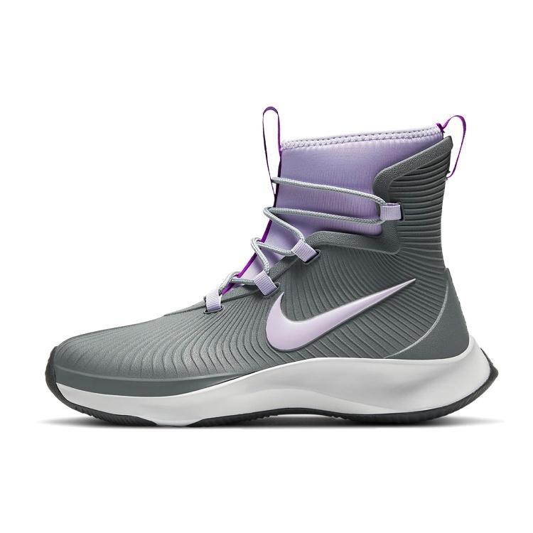 (GS) Nike Binzie Boot Smoke Grey Violet Frost Kids BQ5380-003 EU 36