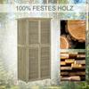 Garden Cabinet Wood Tool Shed Equipment House With Asphalt Roof Louvered Door Storage Cabinet Shed Garden 4 Compartments Gray 87 X 46.5 X 160 Cm