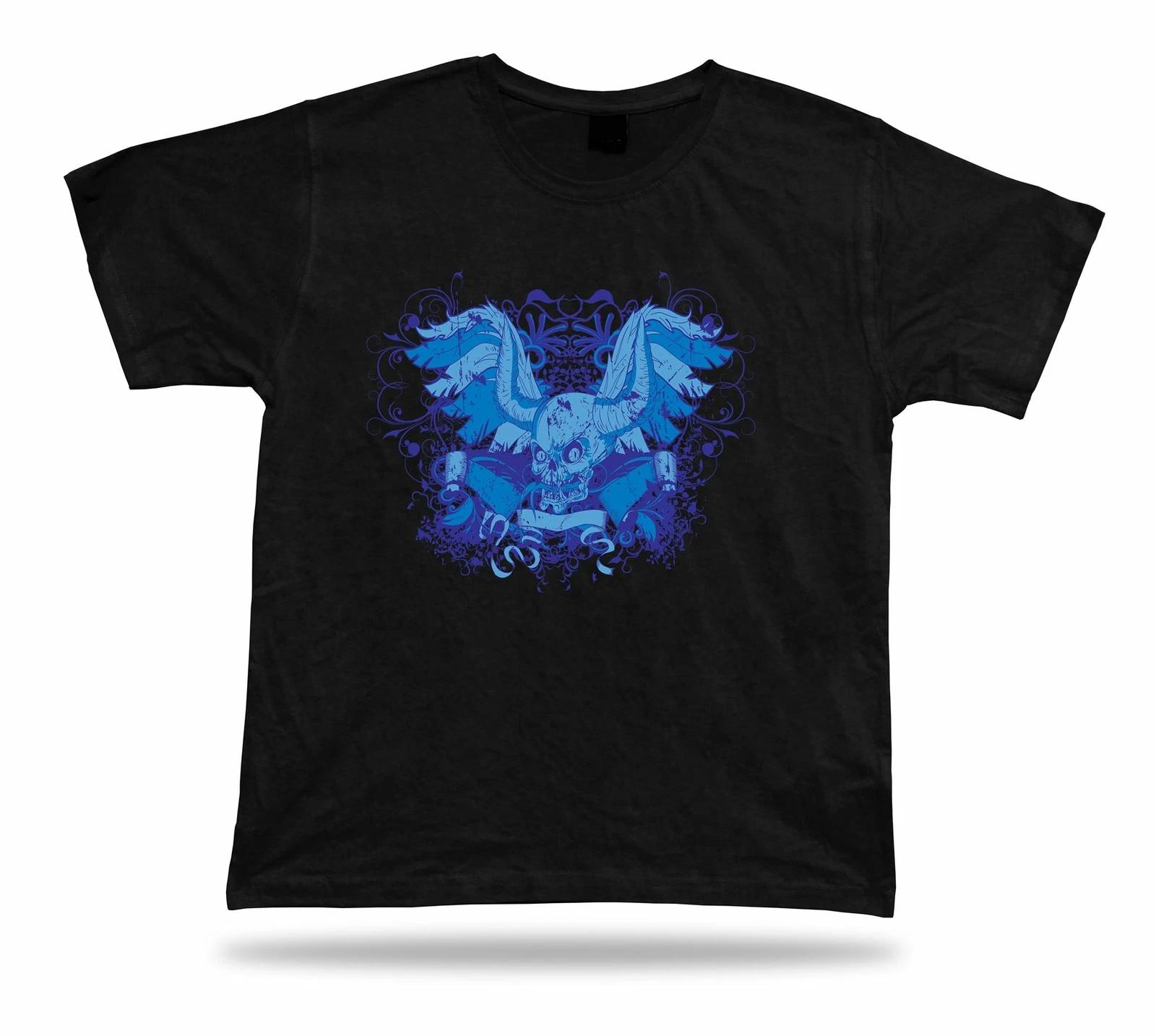 Rock Skull Skeleton with Wings stylish modern textile design idea gift apparel S