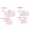 Chest Freezer Basket Deep Freezer Organizer Bin Expandable PP Heavy Load with Handle Chest Freezer Accessory for Kitchen