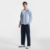 Fila Tennis Minimalist Personality Sports Casual Training Tennis Versatile Comfortable Hooded Woven Jacket Men jackets Liberation-Blue A11M613710FBU