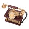 Vintage Telephone Model Multipurpose Innovative Retro Telephones Ornament for Cafe Shop Bar Window Decoration