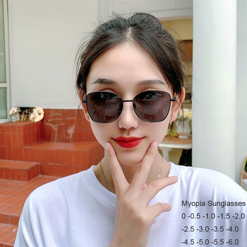 

Мода Близорукость Солнцезащитные очки Рецепт Очки Диоптрия Законченные Близорукие Солнцезащитные очки Женщины Близорукие Солнцезащитные очки UV400