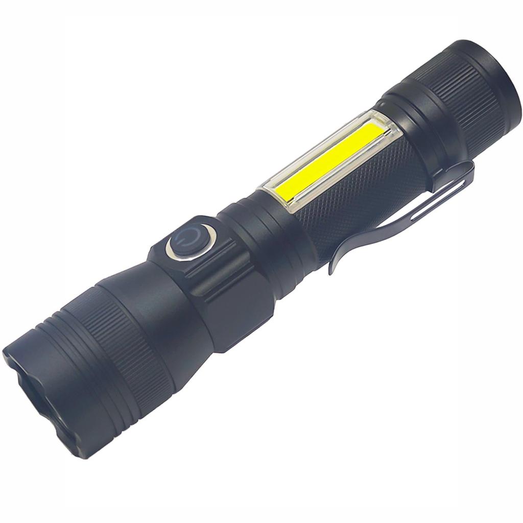 750 Lumens 18650 Rechargeable LED IPX4 COB Side Aluminum Alloy Magnetic Adsorption Full Metal Rechargeable for Night Emergency Disaster and Running
