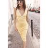Za Spring New Women's Clothing Zr European and American Style Color-Block Layered Knitted V-Neck Strap Dress 5584211