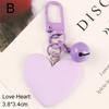 1PC Party Gifts Bells Love Heart Přívěšek na klíče Klíčenka Přívěsky na taštičky Přívěsky do auta Klíčenky do auta Roztomilé přívěsky