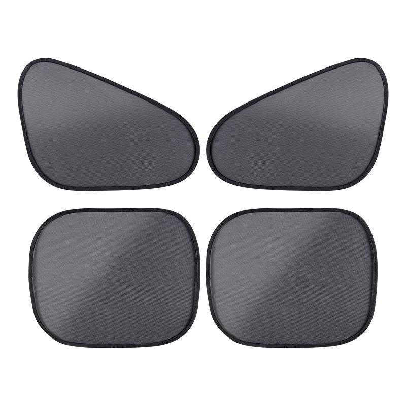 Customizable Logo Mesh Car Sunshade Electrostatic Window Curtain