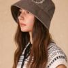 ELKE BLOEM FLOWER PATCH COTTON KHAKI BUCKET Hat