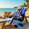 Messi Personalized Name Beach Towel Super Soft & Absorbent Portable for SwimmingBeachCamping Travel Beach AccessoriesGym