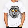 2020 T shirt Men Crown Lion 3D White printing Mens Tshirt Fashion Animal Casual ShortSleeve oneck hipster tops harajuku  tee