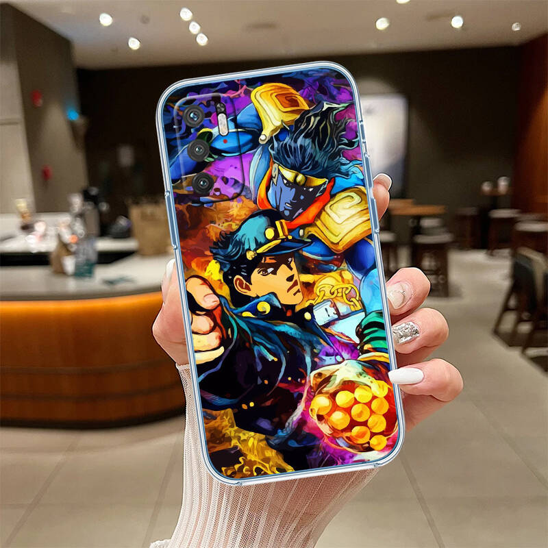 JoJo's Bizarre Adventure Case for Motorola E7 E22 E20 E13 E15 E22S E30 E40 G10 G20 G04 G22 G23 G05 G75 G35 G55 G6 G7 G8 G9 Plus Power Play
