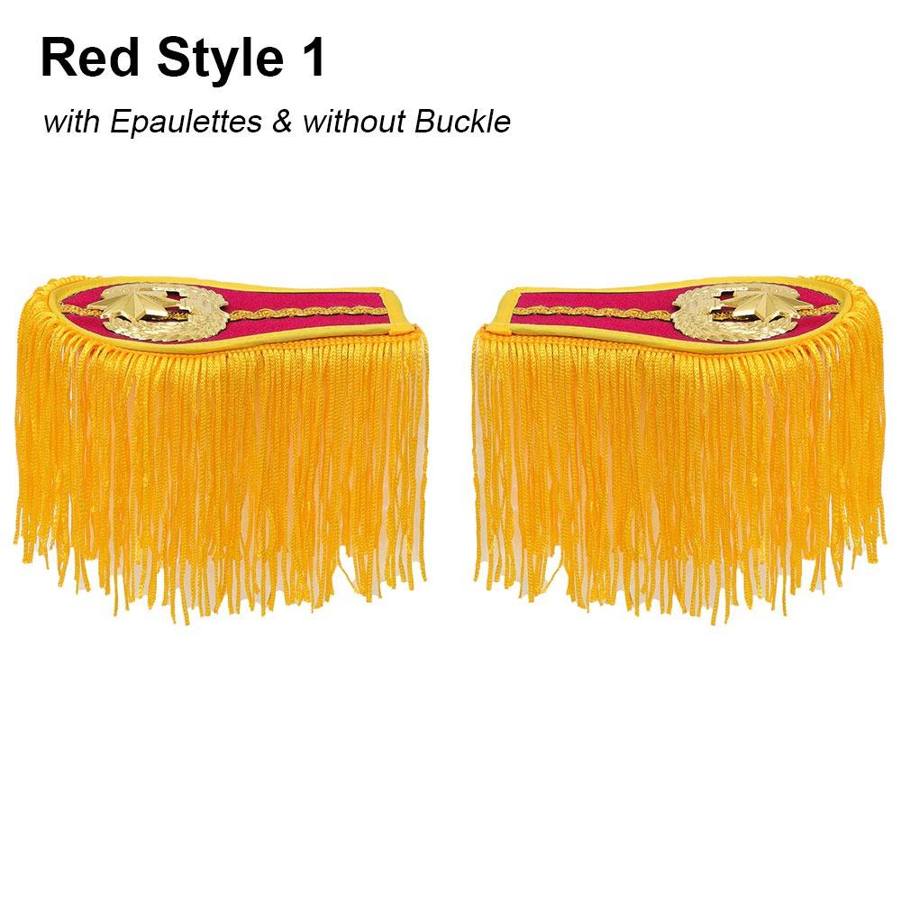 New Rhinestone Shoulder Tassel Epaulet Detachable Gold Shoulder Epaulettes Long Chain Brooch Clothing Accessories