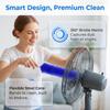 Xiaomi Bendable Manual Fan Brush Ultra-Fine Bristles Fan Inner Duster Remover Long Handle Air-conditioner Furniture Shutter Cleaning
