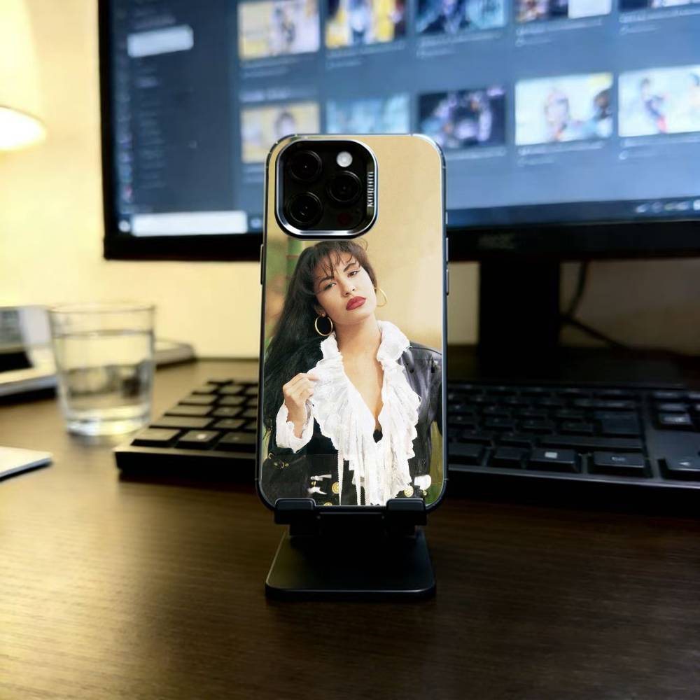 

Selena Quintanilla Phone Case For iPhone 17,16,15,14,13,12,11 Plus,Pro Max,XS,Colorful Silver Phone case Funda Cover iPhone15