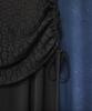 Rubati Alina Antique Lace Shirred Maxi Skirt_Black