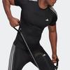 New Adidas Techfit 3 Stripes Training Tee HD3525