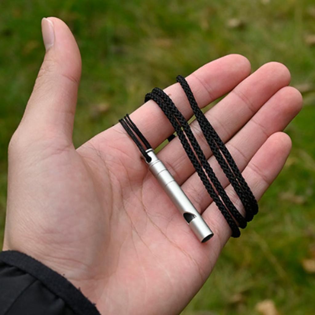 Light Weight Whistles With Lanyard Portable Training Whistles Outdoor Emergencies Whistles Pocket Tool Enduring