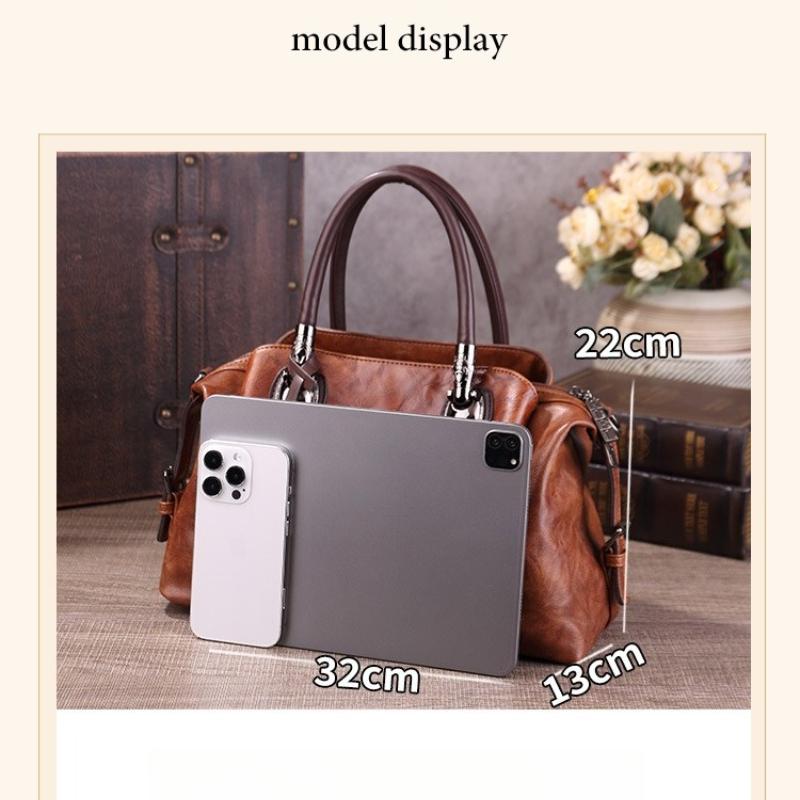 Borse a Spalla a Tracolla Stile Cinese Vintage per Donna Borse Tote con Stampa a Goffratura Grande Capacità Multitasche Borse Morbide