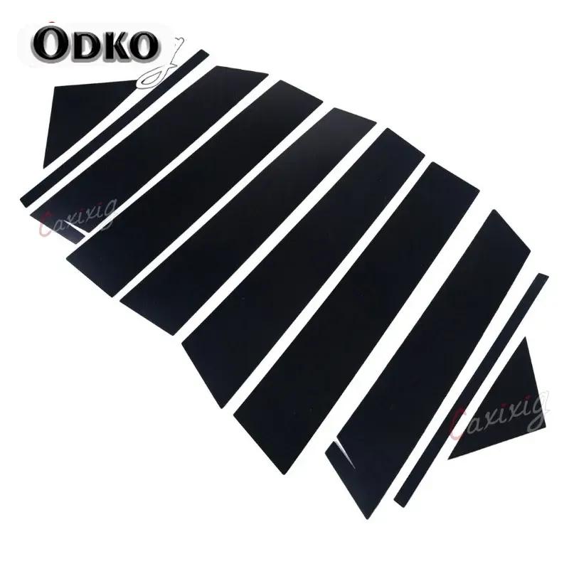 10PCS Window Trim Cover BC Column Sticker Fit For Mazda CX-5 CX5 2013-2015 Polished Pillar Posts Chromium Styling