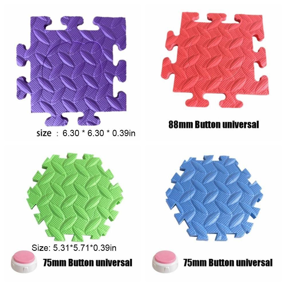 Anti Slip Dogs Training Communication Eva Mat Colorful Pet Interactive Toy  Pet Training Buttons