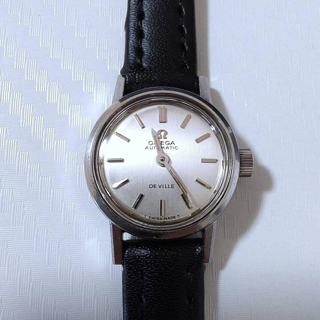 Used OMEGA DE VILLE Old automatic watch for women Cal.661 24J [555.003]