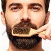 Hair Brush for Smoothing Ponytail, Soft Boar Bristle Styling Border Control Brush for Sleek Hair, Teasing Hair Brush for Men Wom