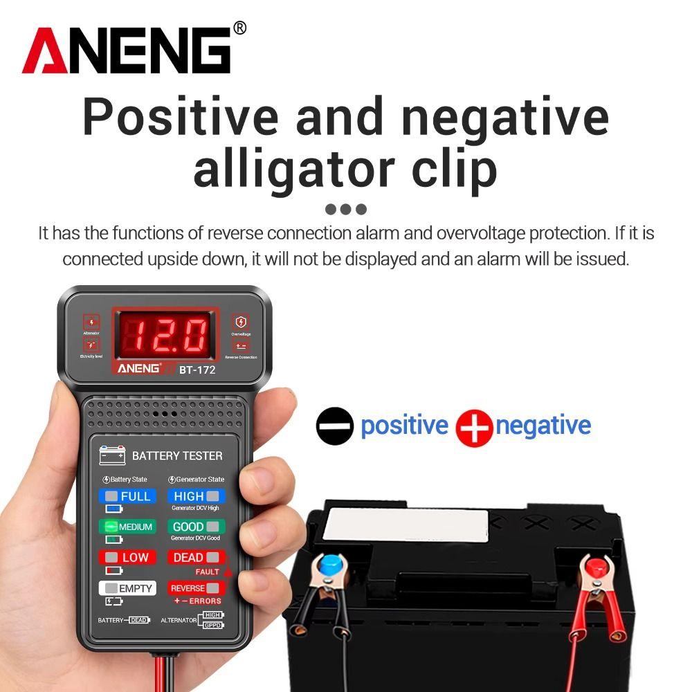 Multifunctional Automotive Battery Analyzer 12V Car Battery Detector  Automotive Repair Tool