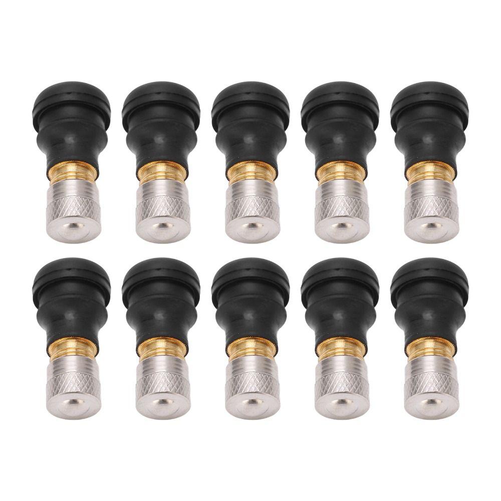 10 PCS Under 9mm Tubeless Tire Valve Stems for Xiaomi scooter and M365 Pro, etc. Parts Upgrade