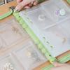 Transparent Jewelry Storage Booklet Loose-leaf Zipper Pouch Lightweight Ornament Sealed Bag  Card