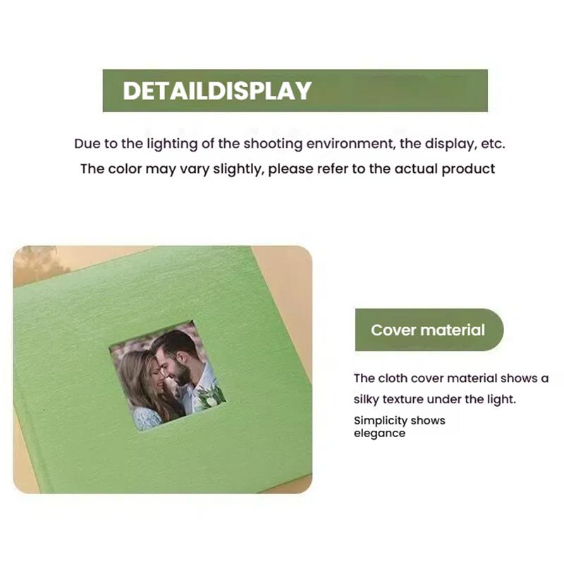 Romantic Photo Album with Multi-Direction Pockets - Heartfelt Valentine's Gift for Mom to Cherish Precious Memories