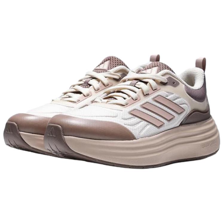 adidas Nora Shell Comfortable Versatile Running Shoes Women Sneakers Brown White KK4492