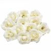 10pcs 4 .5cm Mini Artificial Silk Rose Flower Heads For Home Wedding Decoration Wreath Gift Box Craft Scrapbook Fake Flowers 