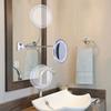 360 Degree Rotation Makeup Mirror 10x Magnifying Suction Cup Vanity Mirrors Touch Control Wall-Mounted Magnifying Makeup Mirror
