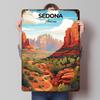 Sedona Arizona Travel Printing Poster Customized Retro Wall Art Vintage Metal Signs for Room Desk Decor Home and Decoration Cozy