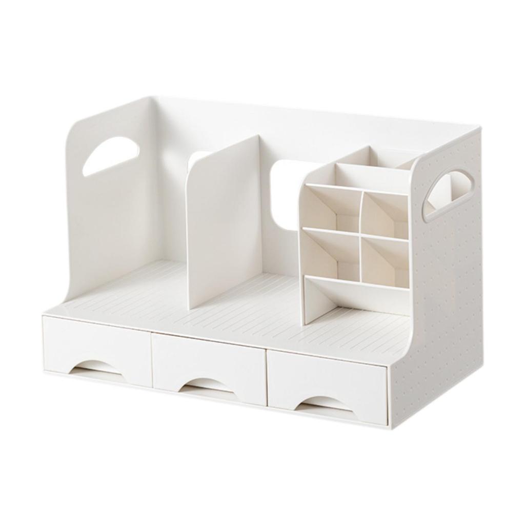 Desktop Bookshelf Office Storage Rack Book Stand for Centerpiece Home Office