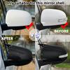 Car Rearview Mirror Cover Side Wing Mirror Cover Caps Gloss Black For Mitsubishi For ASX For Outlander 2013-2018 Left &Right